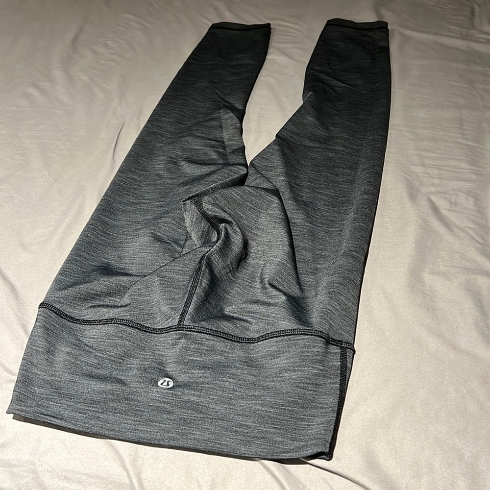 lululemon athletica Heathered Charcoal Gray Leggings